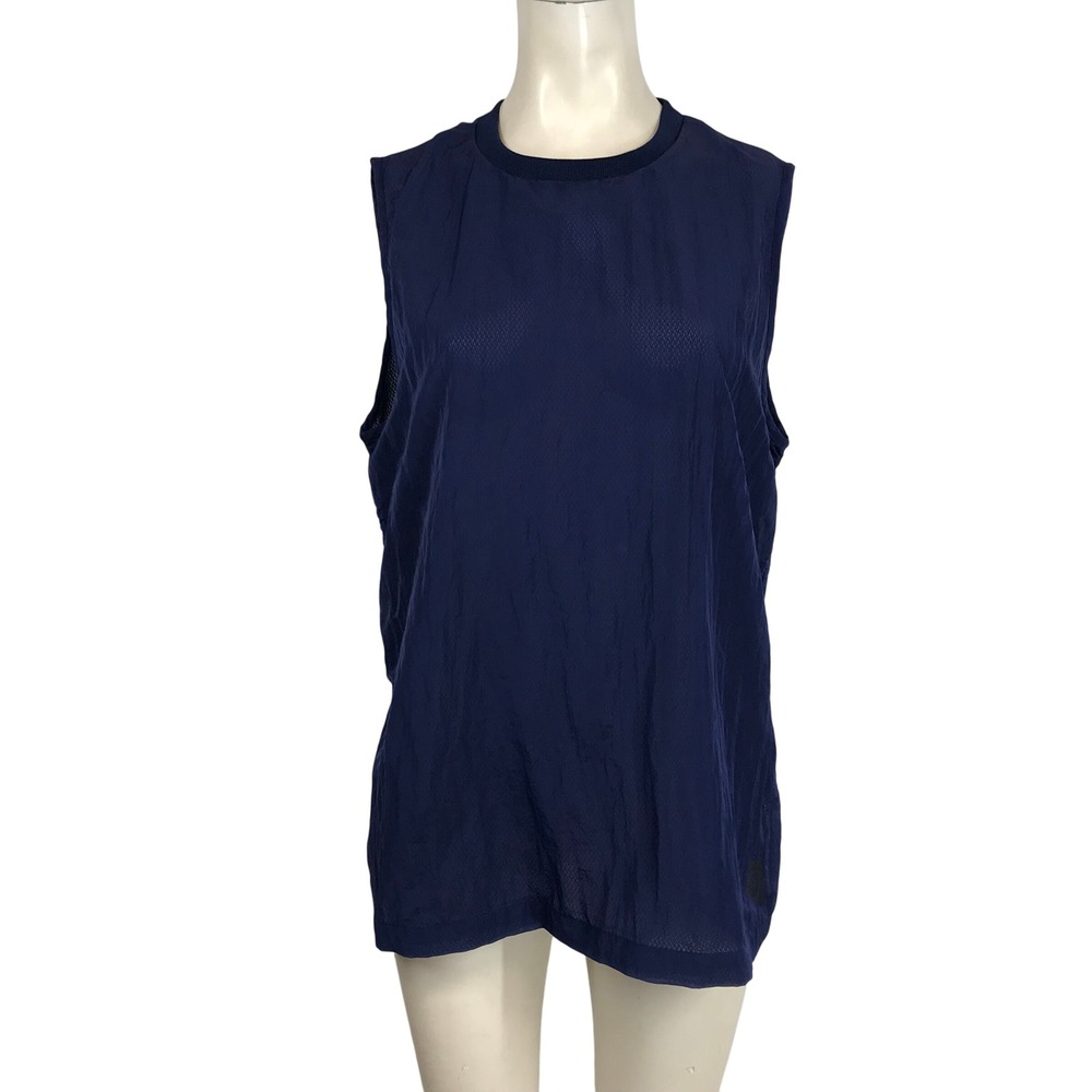 Nike Dri-FIT Sleeveless‎ Athletic Tank Top Navy Blue Women's Size M